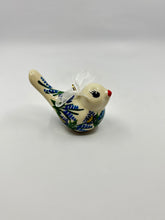 Load image into Gallery viewer, Little Hanging Bird Ornament - Blue Fern