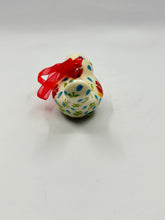 Load image into Gallery viewer, Little Hanging Bird Ornament - Red/Yellow Tulip
