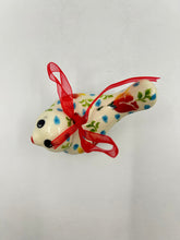 Load image into Gallery viewer, Little Hanging Bird Ornament - Red/Yellow Tulip