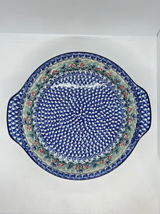 417 ~ Baker ~ Round w/ Handles ~ 10" - 2913X - T4!