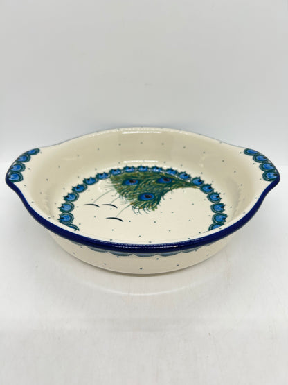 141 Baker ~ Round w/ Handles ~ 8 inch ~ 2127X ~ T3!