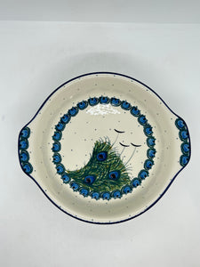 141 Baker ~ Round w/ Handles ~ 8 inch ~ 2127X ~ T3!