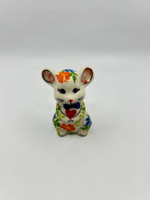Cute Mouse - Red Heart - A1