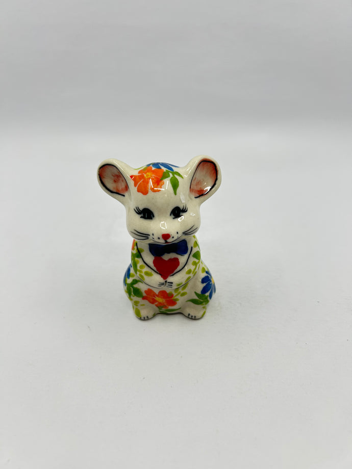 Cute Mouse - Red Heart - A1