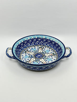 Baker ~ Round w/ Handles ~ 6.25 inch U1634 - U3!