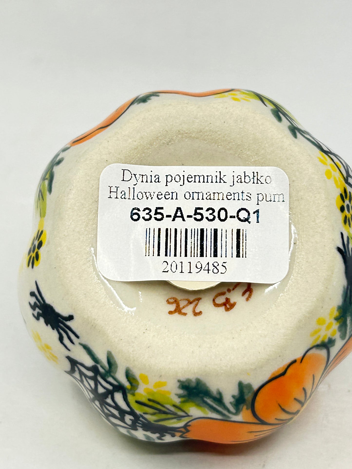 Pumpkin Salt and Pepper Shaker - A-530
