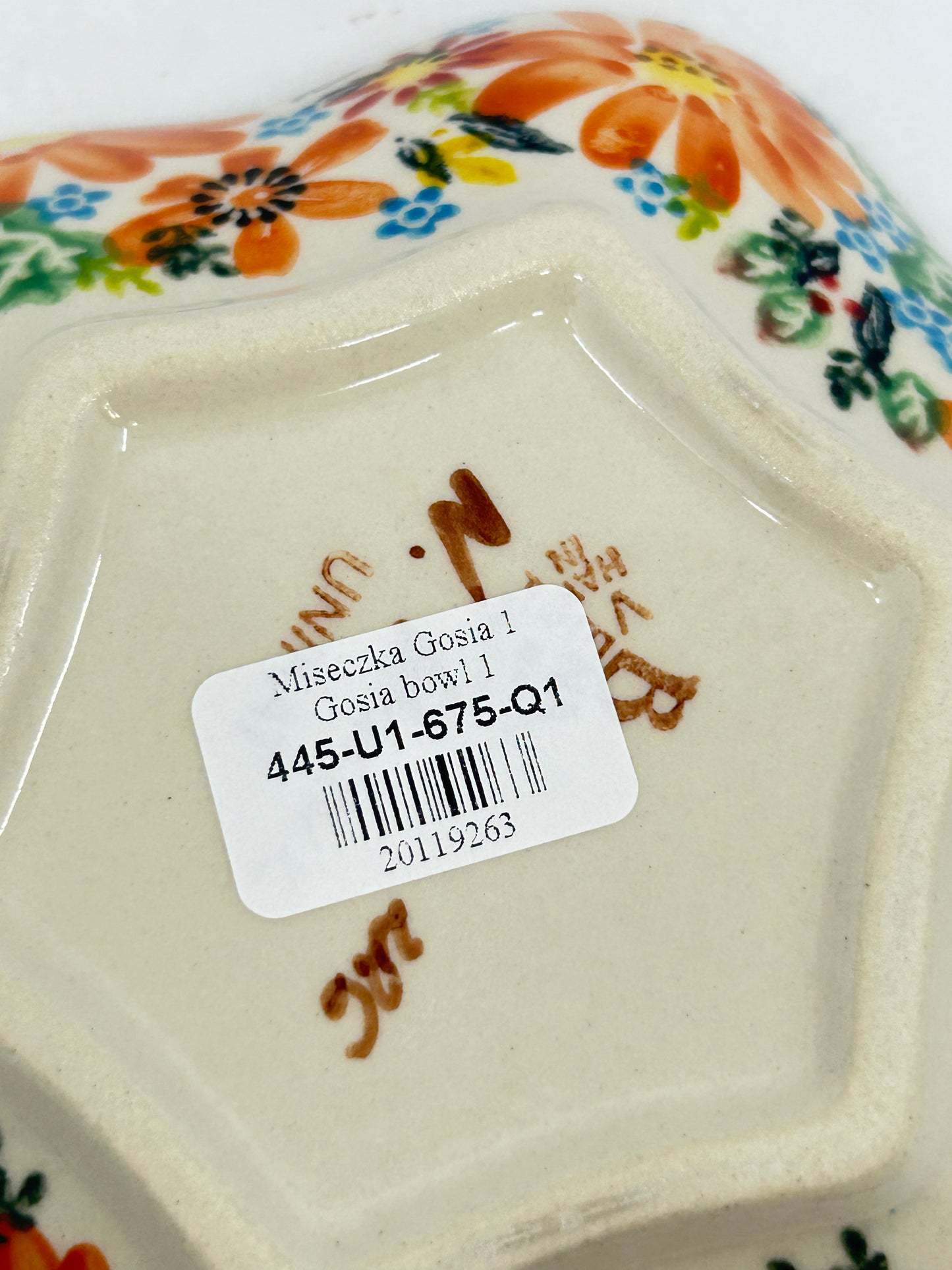 Flower Shaped Bowl - U1-675