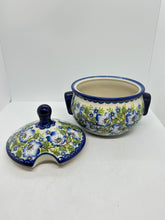 Load image into Gallery viewer, Tureen w/Notched Hole ~ Blue Floral - A2