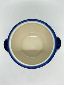 Tureen w/Notched Hole ~ Blue Floral - A2