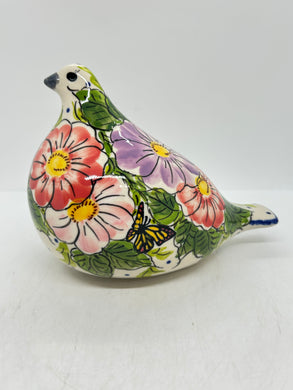 Dove Bank - Purple/Pink/Leaves - A2