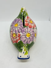 Load image into Gallery viewer, Dove Bank - Purple/Pink/Leaves - A2
