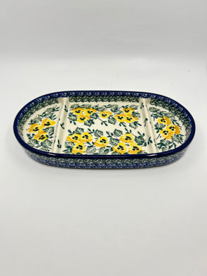 Divided Oval Tray - 3299X ~ T4!