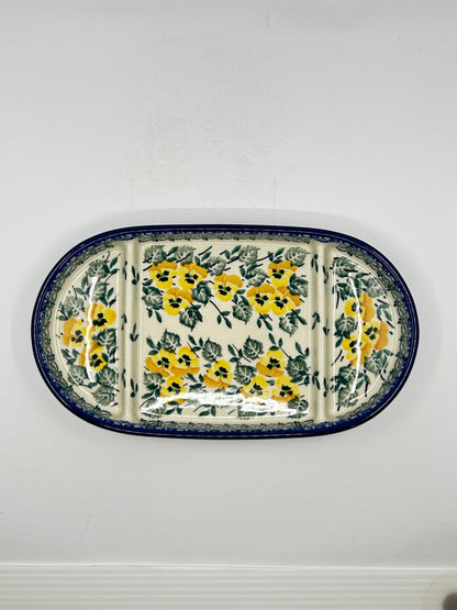 Divided Oval Tray - 3299X ~ T4!