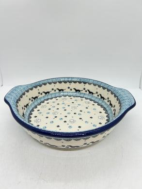 141 Baker ~ Round w/ Handles ~ 8 inch ~ 2152X - T1!