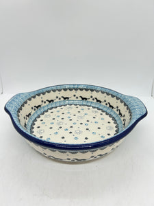 141 Baker ~ Round w/ Handles ~ 8 inch ~ 2152X - T1!