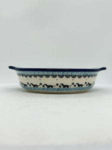 141 Baker ~ Round w/ Handles ~ 8 inch ~ 2152X - T1!