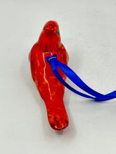 Load image into Gallery viewer, Cardinal Ornament - Blue Heart