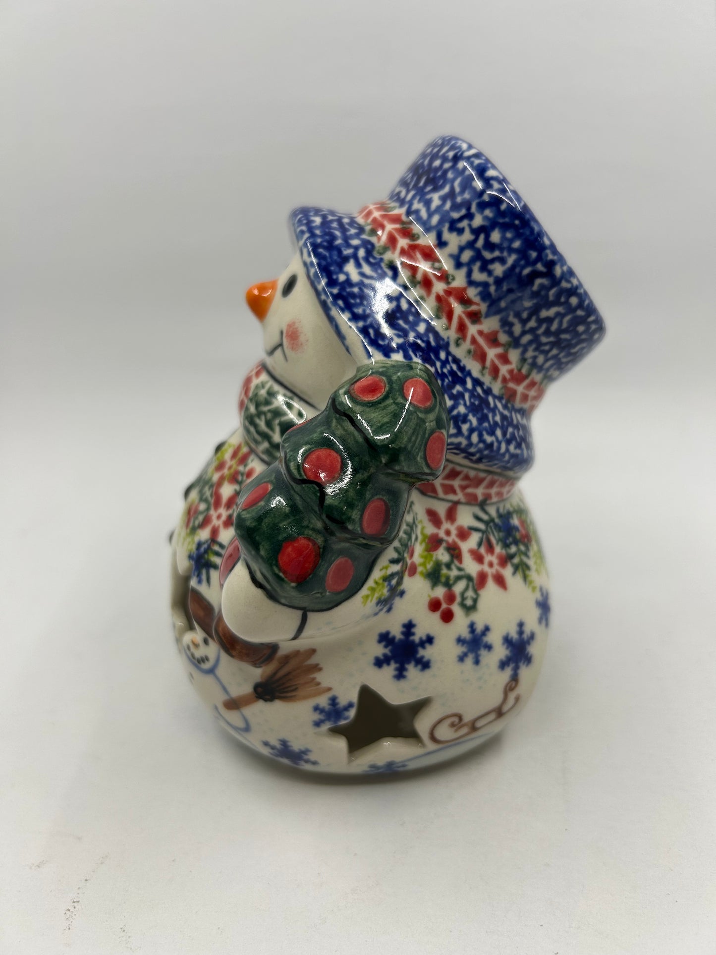 Snowman With Christmas Tree - U1-583