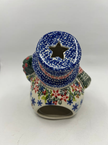 Snowman With Christmas Tree - U1-583