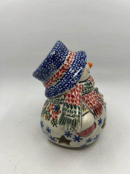 Snowman With Christmas Tree - U1-583