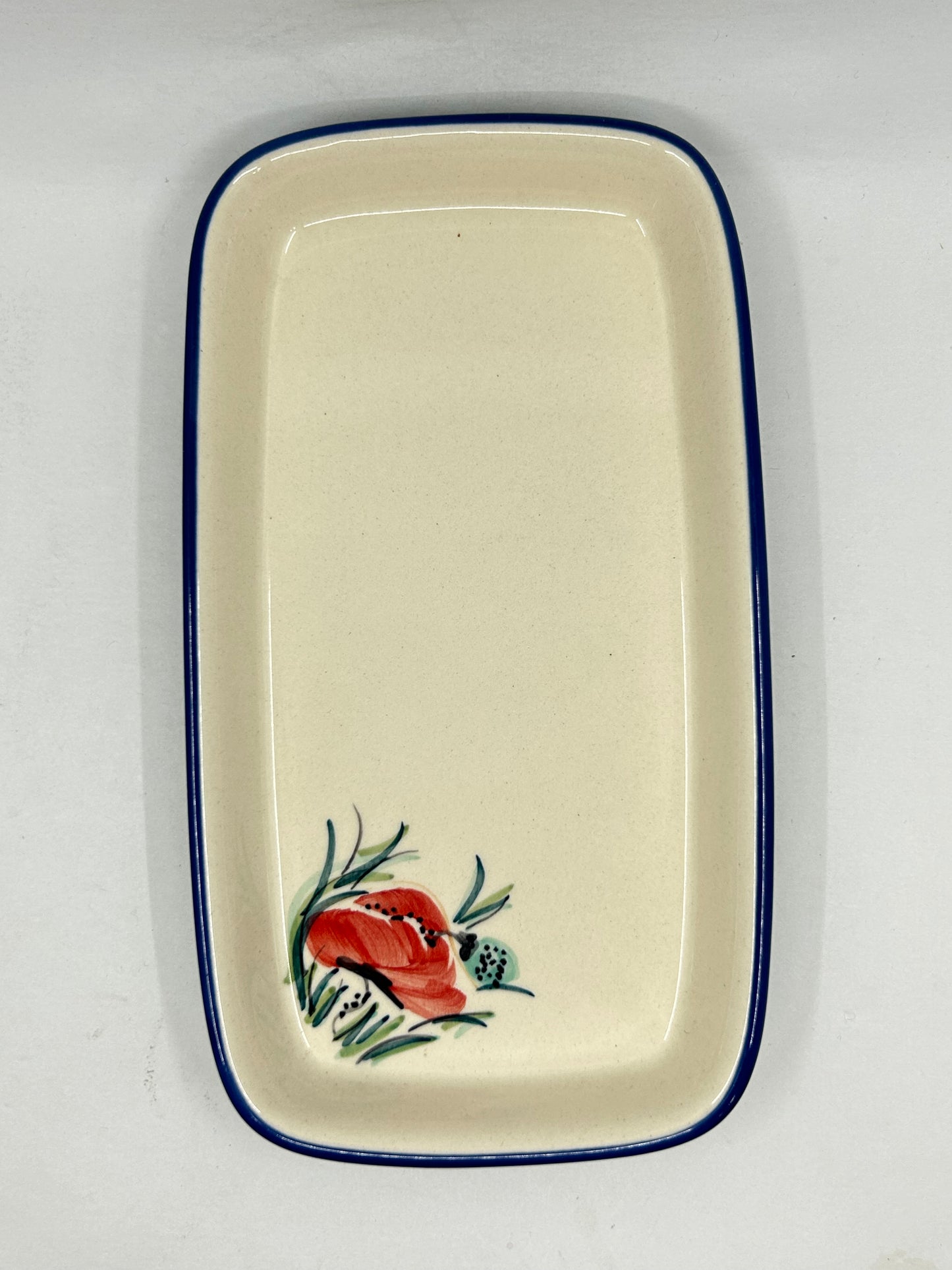 Pottery Missfit American Butter Dish  - Mixed Pattern Butter DIsh