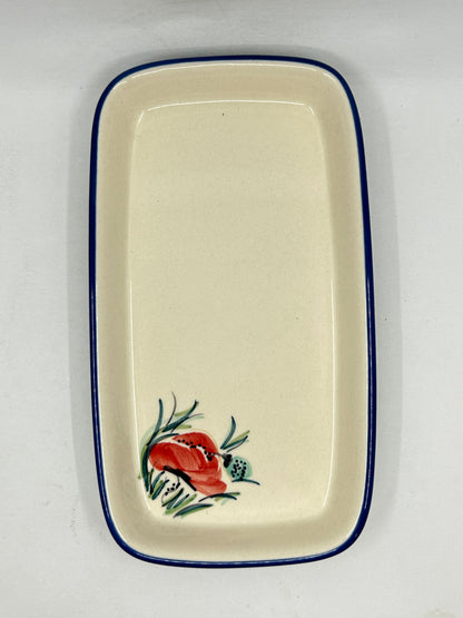 Pottery Missfit American Butter Dish  - Mixed Pattern Butter DIsh