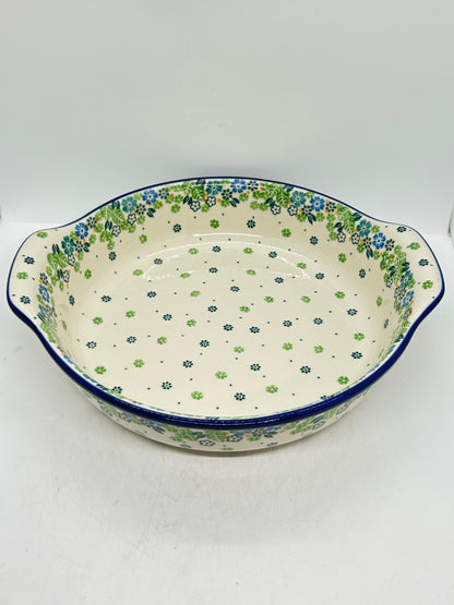 417 ~ Baker ~ Round w/ Handles ~ 10" - 2064X - T3!