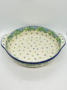 417 ~ Baker ~ Round w/ Handles ~ 10" - 2064X - T3!