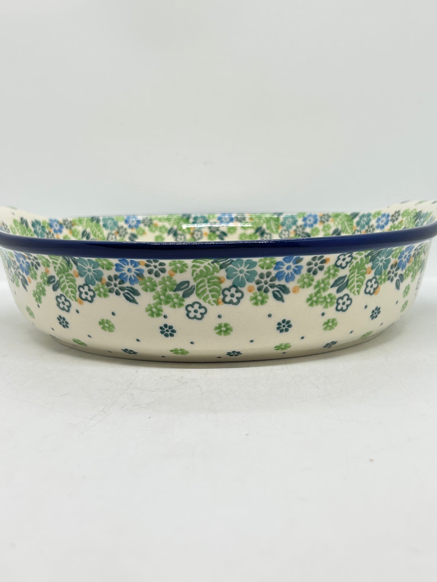 417 ~ Baker ~ Round w/ Handles ~ 10" - 2064X - T3!