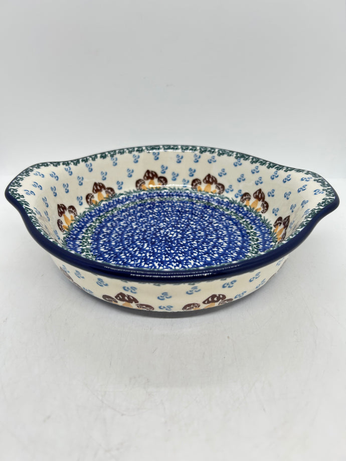 141 Baker ~ Round w/ Handles ~ 8 inch ~ 1732X - T1!
