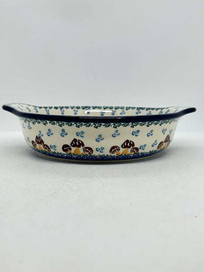 141 Baker ~ Round w/ Handles ~ 8 inch ~ 1732X - T1!