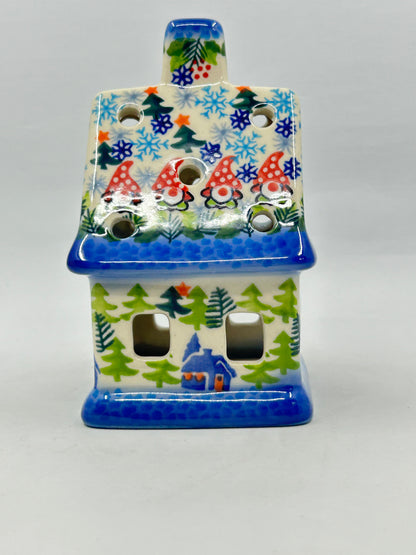 AD34 Decorative House for Votive Candle - AS6 - Art