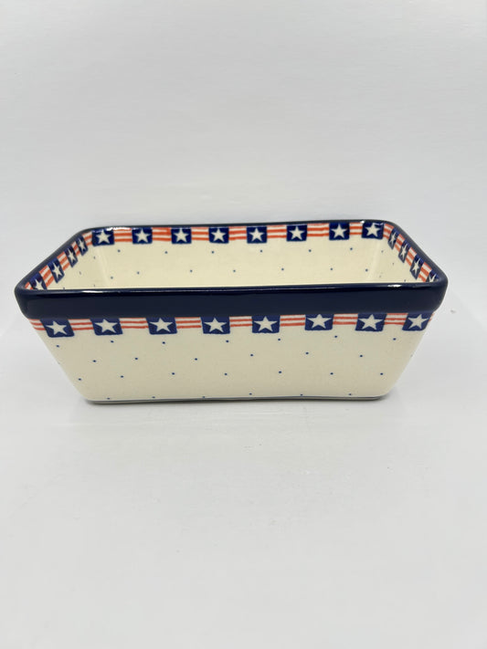 Baker ~ Loaf Pan ~  8”L x 4.5”W x 3”H - 0254X - T1!