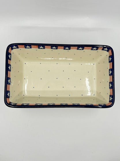 Baker ~ Loaf Pan ~  8”L x 4.5”W x 3”H - 0254X - T1!