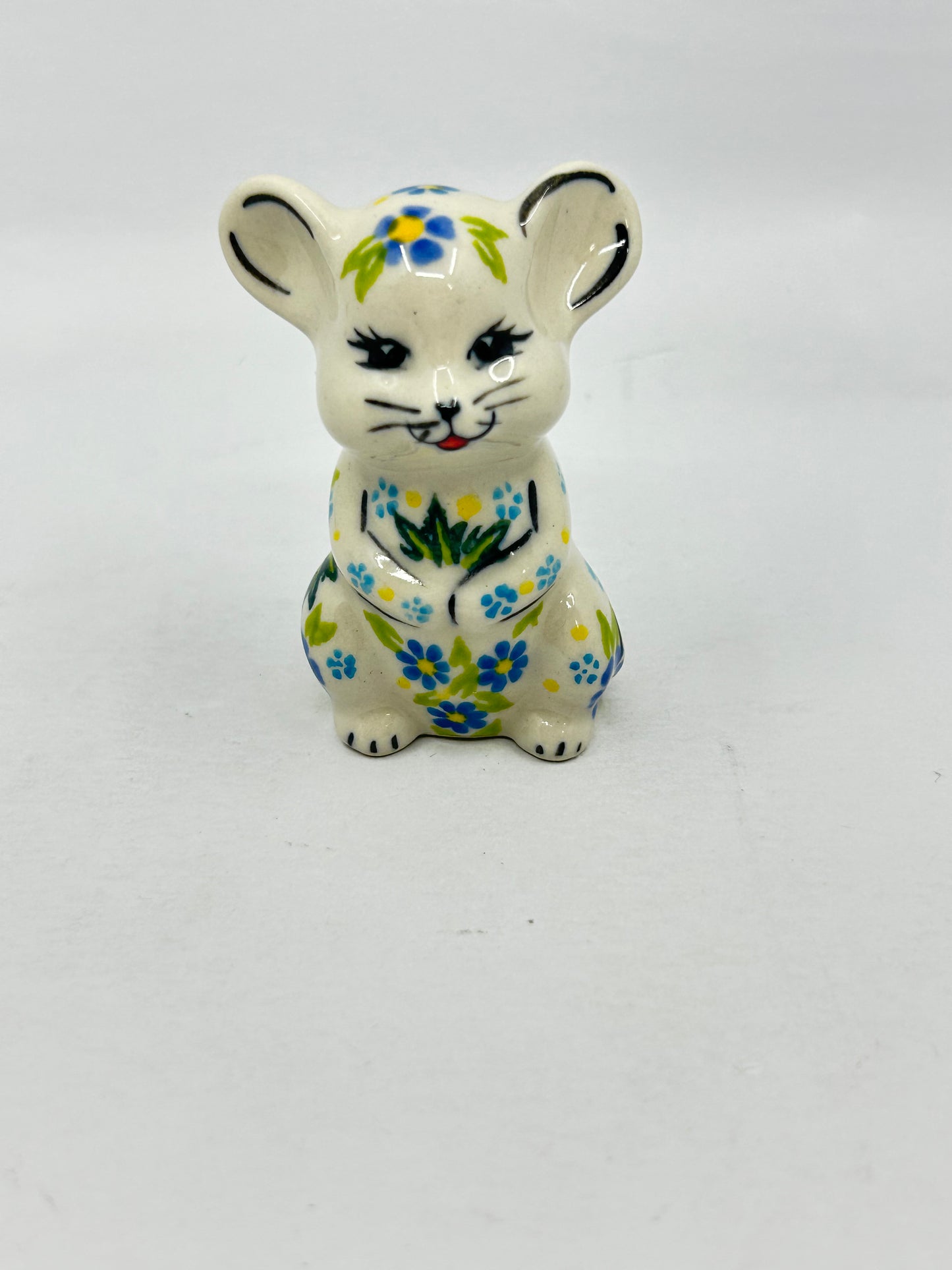 Cute Mouse - Blue Daisies