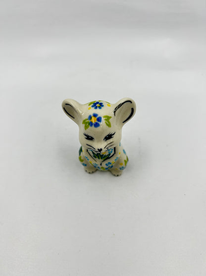 Cute Mouse - Blue Daisies
