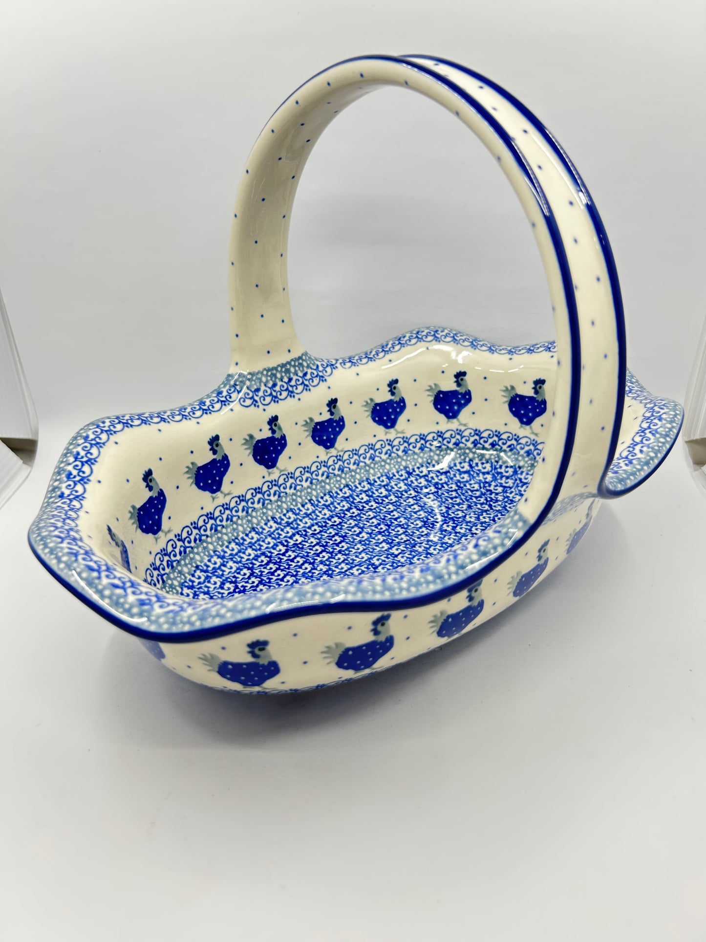 Basket w/Handle ~ 8.25H x 11 L - 2596X - T3!