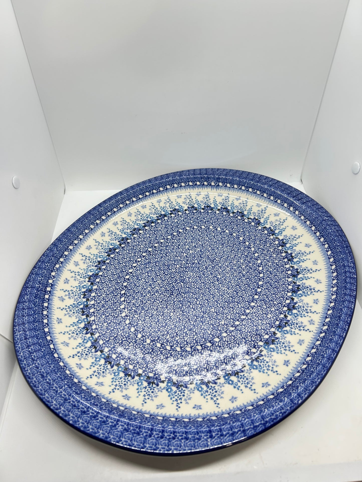 B45 ~ Oval Tray ~ 14.5"x 17.5" ~ 3277X ~ T3!