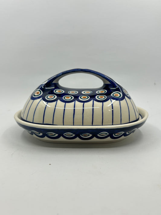 Second Quality Butter Dish with Handle  - 054A