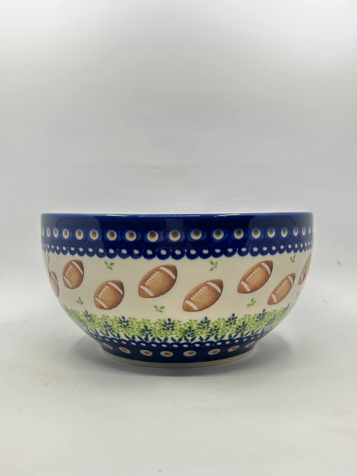 PREORDER DEPOSIT M04 - Medium Artisan Bowl - football - Available 2027