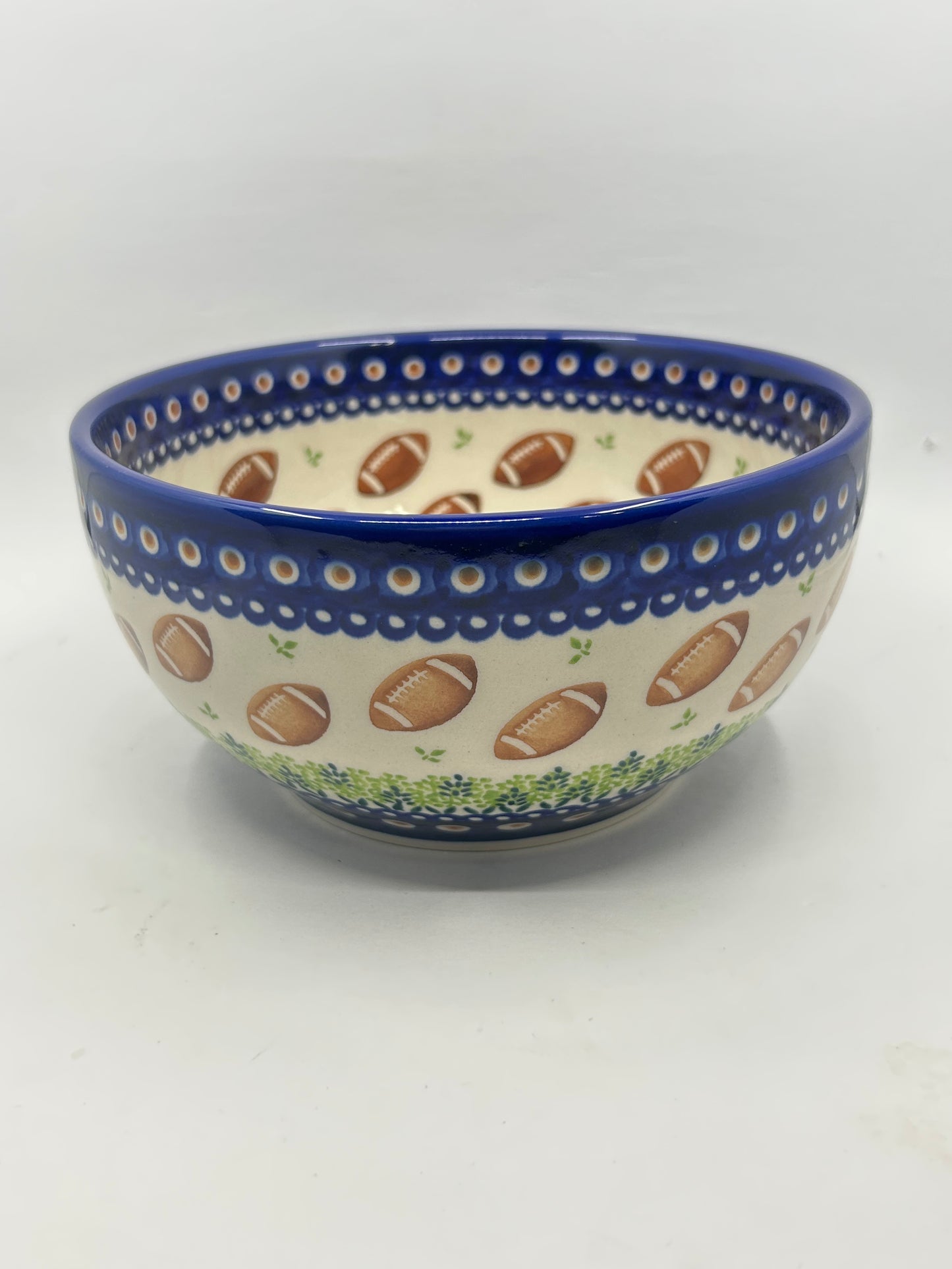 PREORDER DEPOSIT M04 - Medium Artisan Bowl - football - Available 2027