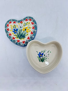 Heart Shaped Container ~ 4" ~ U5131 - U4!