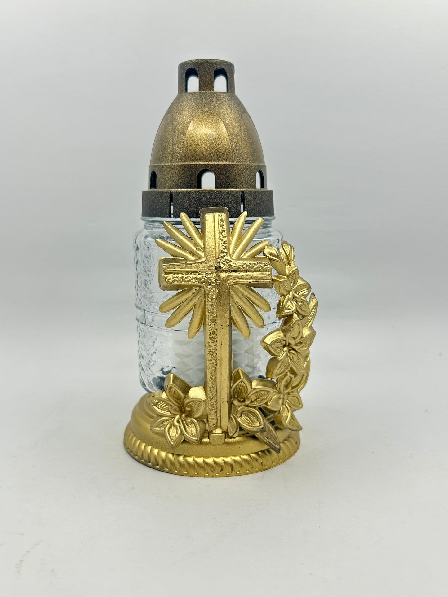Polish Cemetary Candle - Silver or Gold