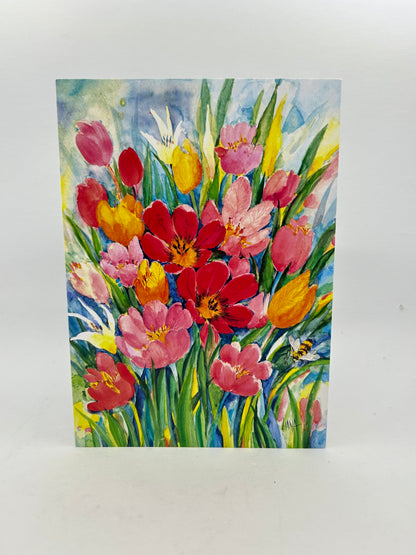 Teresa Liana Art Series - Tulip Card