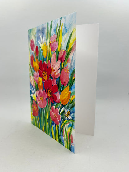 Teresa Liana Art Series - Tulip Card