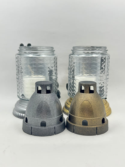 Polish Cemetary Candle - Silver or Gold