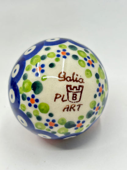 2.5" Galia Round Ornament - A-C - Art