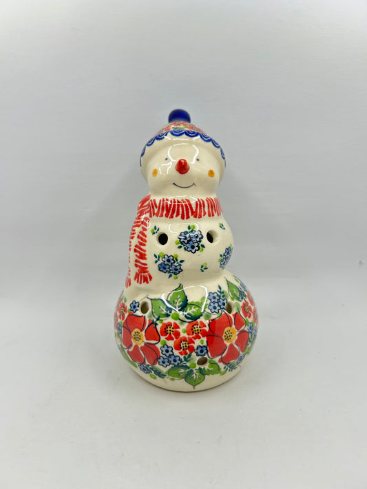 BL03 - Snowman with Hat Votive - A-WP1- Art
