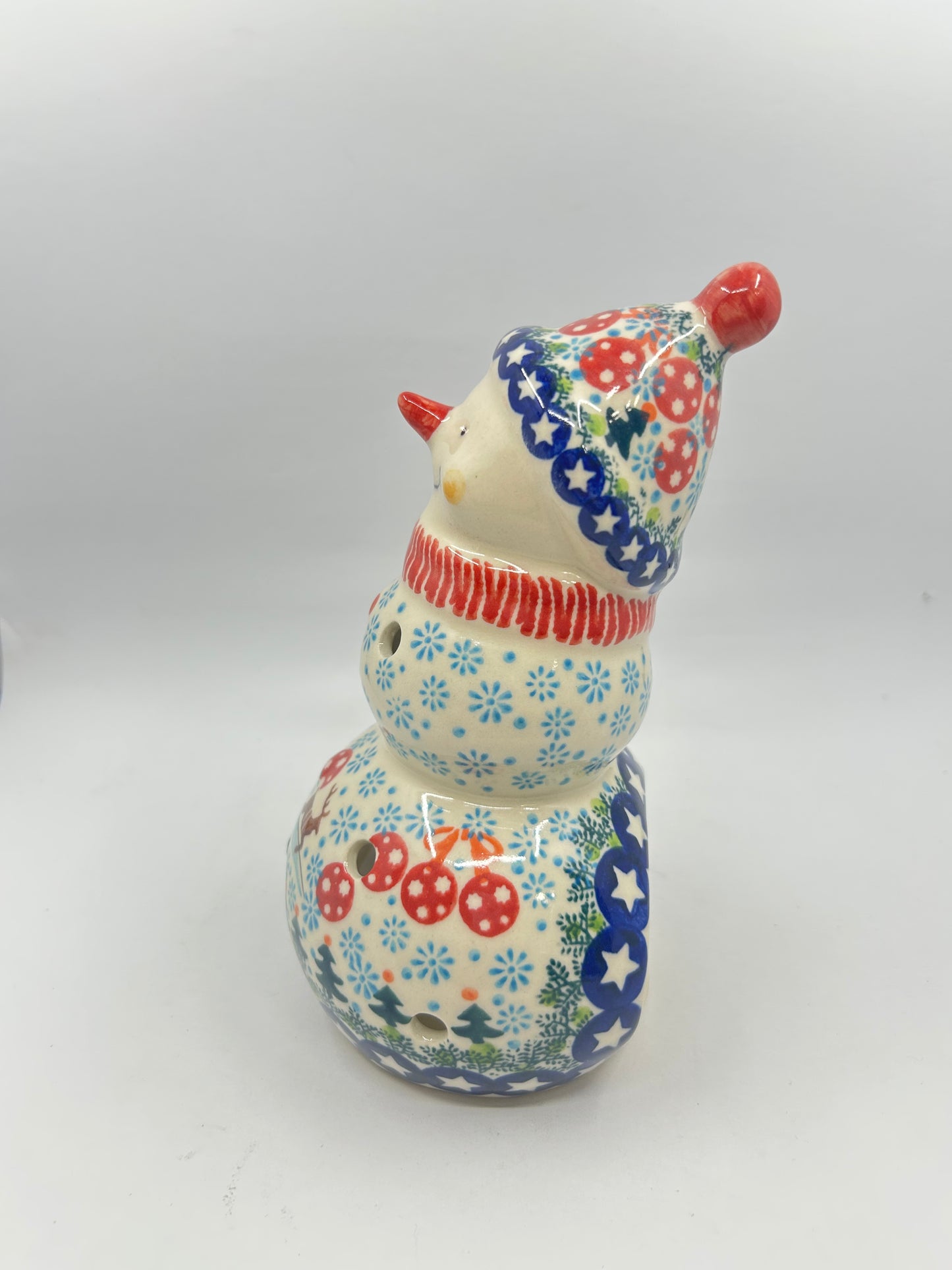 BL03 - Snowman with Hat Votive - A-S1 - Art