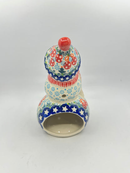 BL03 - Snowman with Hat Votive - A-S1 - Art